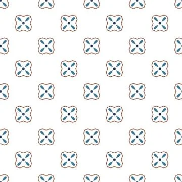 Seamless vector pattern. Background texture in geometric ornamental style. Illustrazione stock