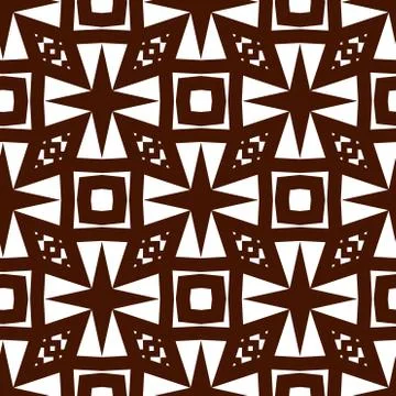 Seamless vector pattern. Background texture in geometric ornamental style. Illustrazione stock