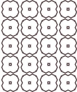 Seamless vector pattern. Background texture in geometric ornamental style. Illustrazione stock