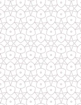 Seamless vector pattern. Background texture in geometric ornamental style. Illustrazione stock