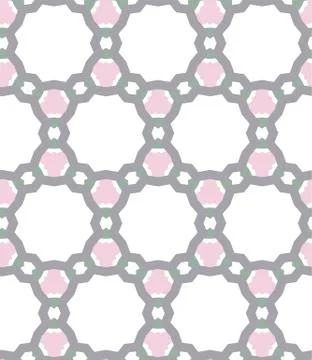 Seamless vector pattern. Background texture in geometric ornamental style. Stock Illustration