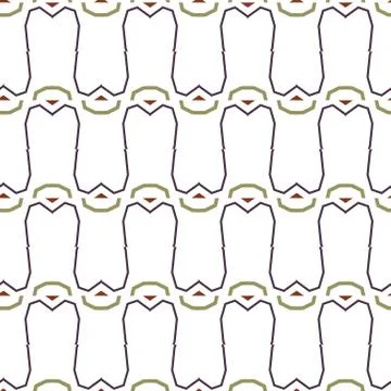 Seamless vector pattern. Background texture in geometric ornamental style. Stock Illustration