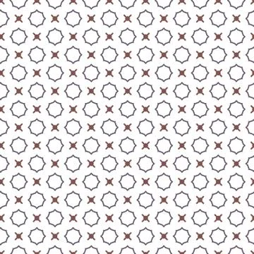 Seamless vector pattern. Background texture in geometric ornamental style. Stock Illustration