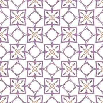 Seamless vector pattern. Background texture in geometric ornamental style. Illustrazione stock