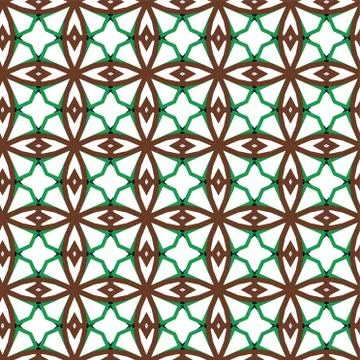 Seamless vector pattern. Background texture in geometric ornamental style. Illustrazione stock