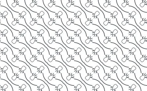 Seamless vector pattern. Background texture in geometric ornamental style. Stock Illustration