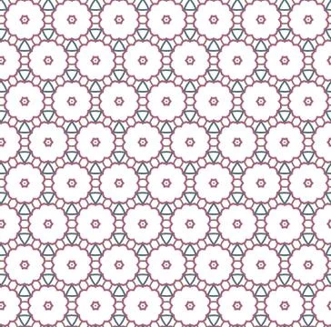 Seamless vector pattern. Background texture in geometric ornamental style. Illustrazione stock