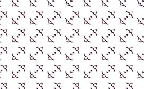 Seamless vector pattern. Background texture in geometric ornamental style. Illustrazione stock