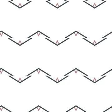 Seamless vector pattern. Background texture in geometric ornamental style. Stock Illustration