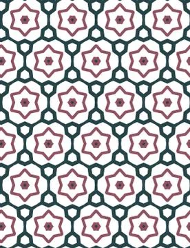 Seamless vector pattern. Background texture in geometric ornamental style. Stock Illustration
