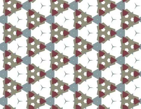 Seamless vector pattern. Background texture in geometric ornamental style. Stock Illustration