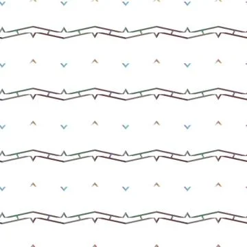 Seamless vector pattern. Background texture in geometric ornamental style. イラスト素材