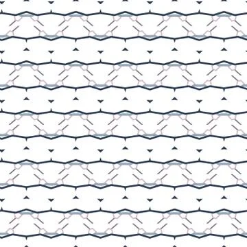 Seamless vector pattern. Background texture in geometric ornamental style. Illustrazione stock