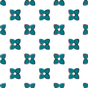 Seamless vector pattern. Background texture in geometric ornamental style. Stock Illustration