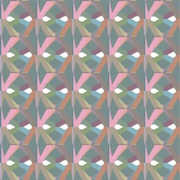 Seamless vector pattern. Background texture in geometric ornamental style. Stock Illustration