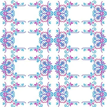 Seamless vector pattern. background texture in geometric ornamental style. Stock Illustration