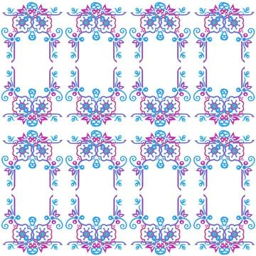 Seamless vector pattern. background texture in geometric ornamental style. Illustrazione stock