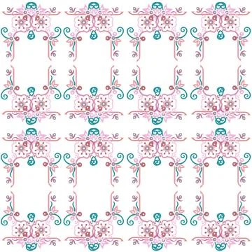 Seamless vector pattern. background texture in geometric ornamental style. Stock Illustration