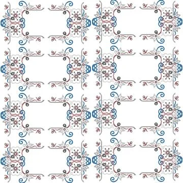 Seamless vector pattern. background texture in geometric ornamental style. Stock Illustration