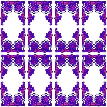 Seamless vector pattern. background texture in geometric ornamental style. Stock Illustration