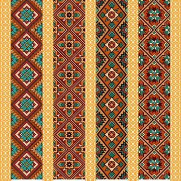 Seamless vector pattern. background texture in geometric ornamental style. Stock Illustration