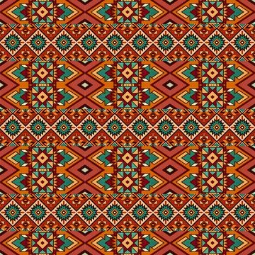 Seamless vector pattern. background texture in geometric ornamental style. Stock Illustration