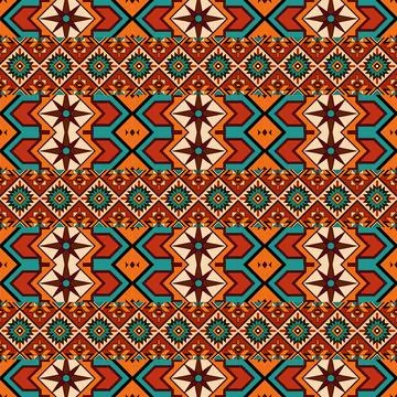 Seamless vector pattern. background texture in geometric ornamental style. Stock Illustration