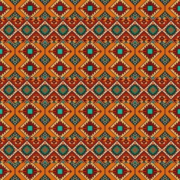 Seamless vector pattern. background texture in geometric ornamental style. Illustrazione stock