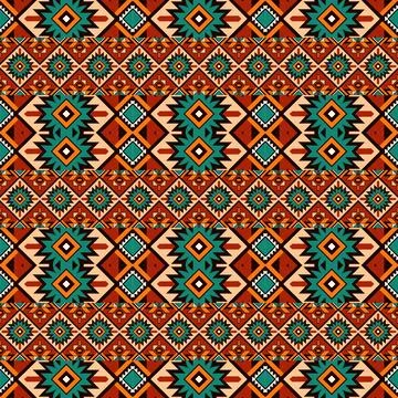 Seamless vector pattern. background texture in geometric ornamental style. Stock Illustration
