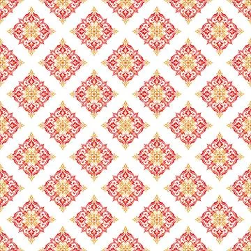 Seamless vector pattern. background texture in geometric ornamental style. Illustrazione stock