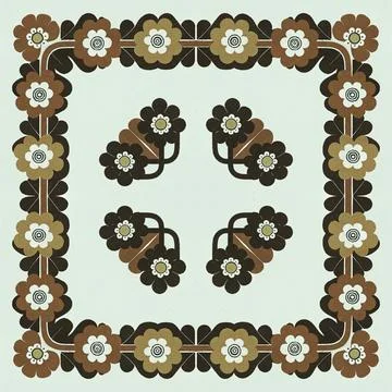 Seamless vector pattern. background texture in geometric ornamental style. Stock Illustration