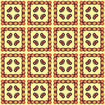 Seamless vector pattern. background texture in geometric ornamental style. Stock Illustration