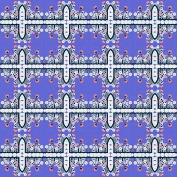 Seamless vector pattern. background texture in geometric ornamental style. Stock-Illustration