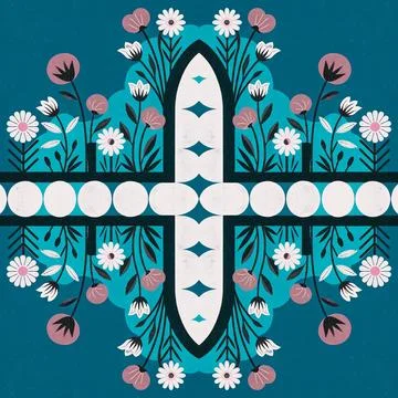 Seamless vector pattern. background texture in geometric ornamental style. Illustrazione stock