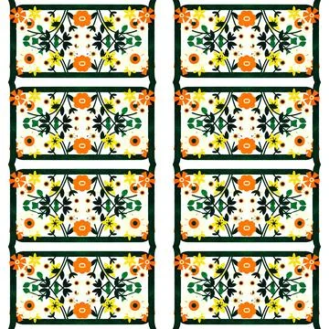 Seamless vector pattern. background texture in geometric ornamental style. Stock Illustration