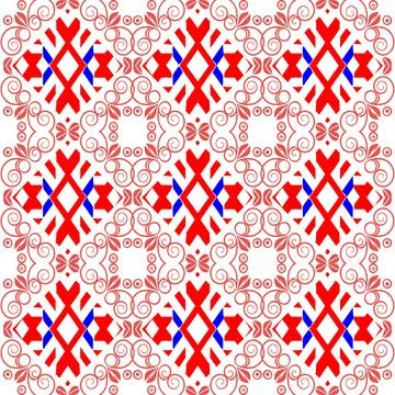 Seamless vector pattern. background texture in geometric ornamental style. Stock Illustration
