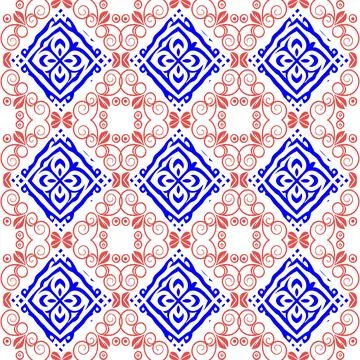 Seamless vector pattern. background texture in geometric ornamental style. Illustrazione stock