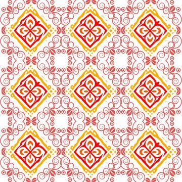 Seamless vector pattern. background texture in geometric ornamental style. Stock Illustration