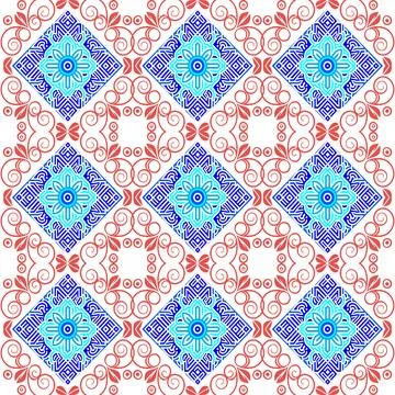 Seamless vector pattern. background texture in geometric ornamental style. Illustrazione stock