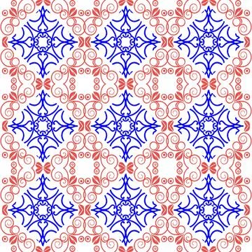 Seamless vector pattern. background texture in geometric ornamental style. Stock Illustration