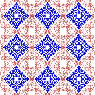 Seamless vector pattern. background texture in geometric ornamental style. Stock-Illustration