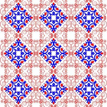 Seamless vector pattern. background texture in geometric ornamental style. Stock Illustration