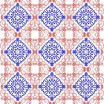 Seamless vector pattern. background texture in geometric ornamental style. Stock Illustration