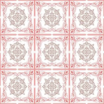 Seamless vector pattern. background texture in geometric ornamental style. Stock Illustration