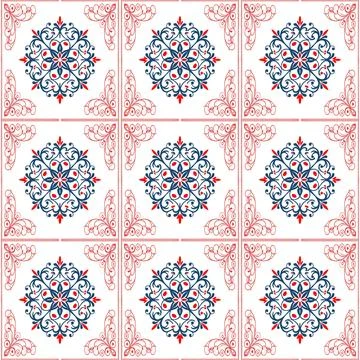 Seamless vector pattern. background texture in geometric ornamental style. Stock Illustration