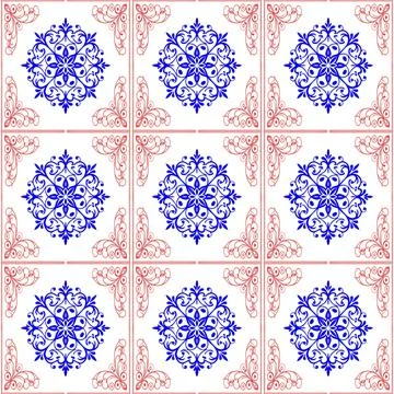 Seamless vector pattern. background texture in geometric ornamental style. Stock Illustration