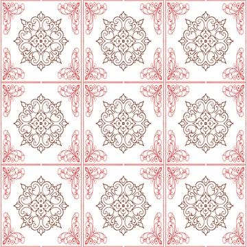 Seamless vector pattern. background texture in geometric ornamental style. Stock Illustration