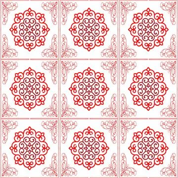 Seamless vector pattern. background texture in geometric ornamental style. Stock Illustration