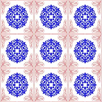 Seamless vector pattern. background texture in geometric ornamental style. Stock-Illustration