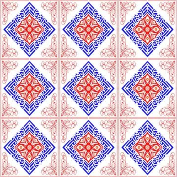 Seamless vector pattern. background texture in geometric ornamental style. Illustrazione stock